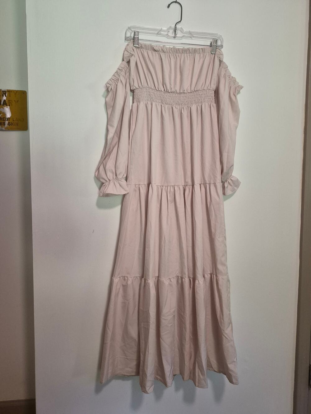 Cream Layered Dress
